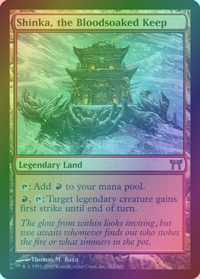Shinka, the Bloodsoaked Keep (CHK) (282) / Foil