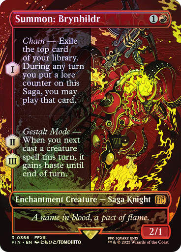 Summon: Brynhildr (FIN) (366) / Borderless / Foil