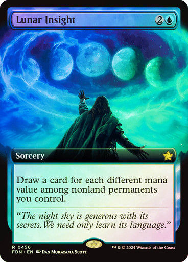 Lunar Insight (FDN) (456) / Foil / Extended Art