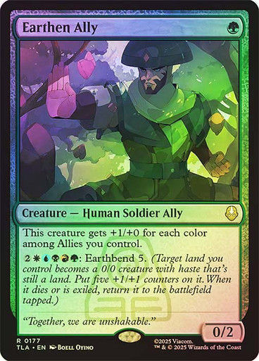Earthen Ally (TLA) (177) / Foil