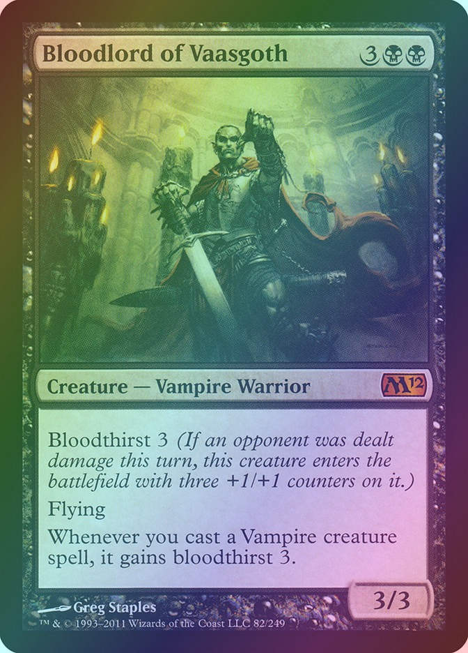 Bloodlord of Vaasgoth (M12) (82) / Foil