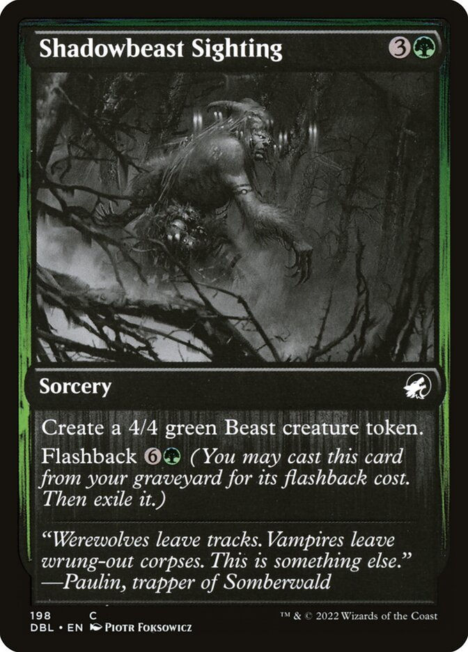Shadowbeast Sighting (DBL) (198)
