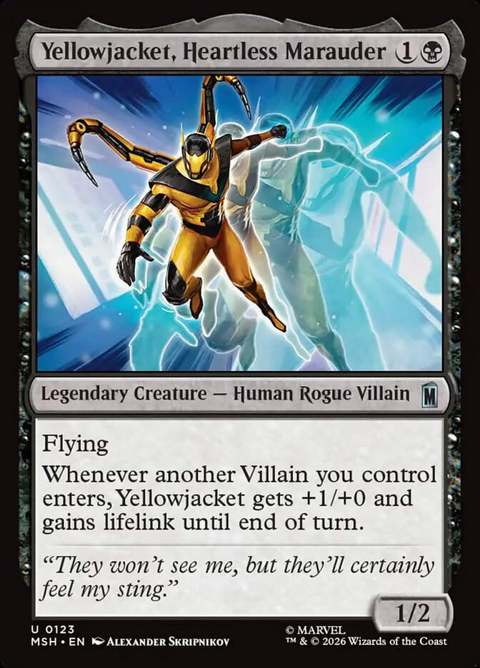 Yellowjacket, Heartless Marauder (MSH) (123)
