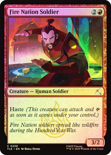 Fire Nation Soldier (TLE) (238) / Foil