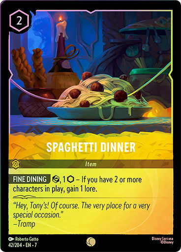 Spaghetti Dinner (LOR_ARC) / Foil