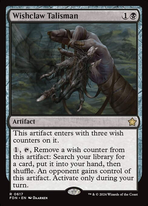 Wishclaw Talisman (FDN) (617) (Starter)