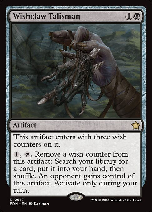 Wishclaw Talisman (FDN) (617) (Starter)