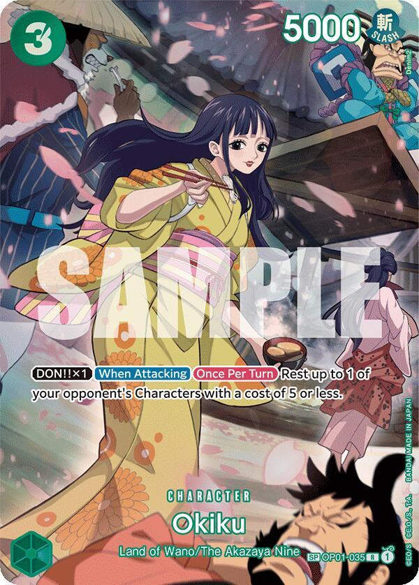 Okiku (SP) (OP01-035) / Foil