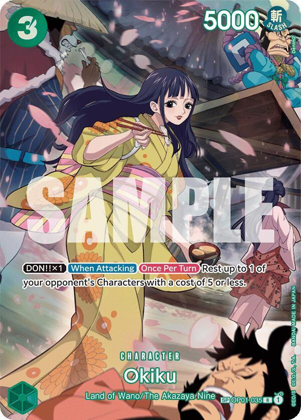 Okiku (SP) (OP01-035) / Foil