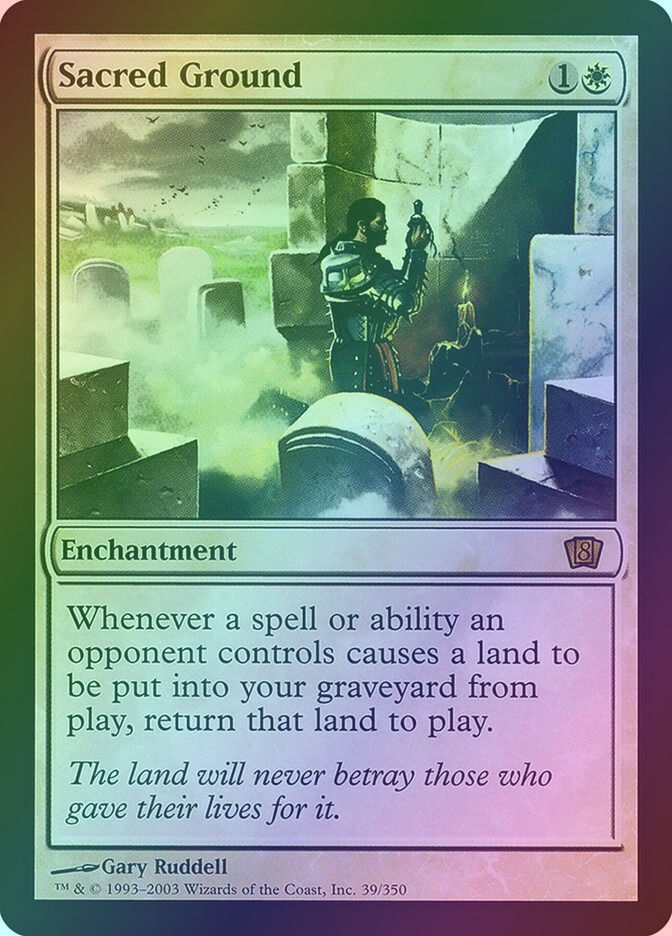 Sacred Ground (8ED) (39★) / Foil