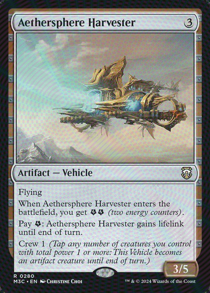 Aethersphere Harvester (M3C) (280) / Ripple Foil