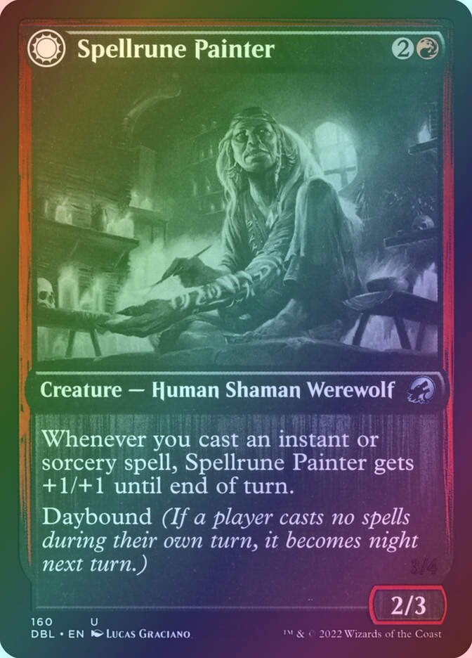 Spellrune Painter // Spellrune Howler (DBL) (160) / Foil
