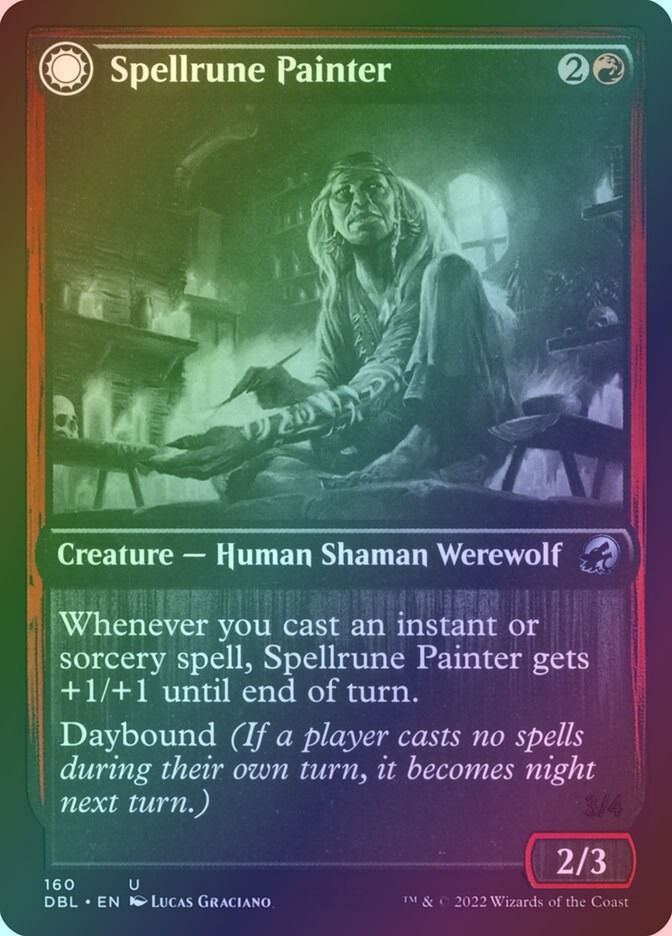 Spellrune Painter // Spellrune Howler (DBL) (160) / Foil — cara 1 de 2