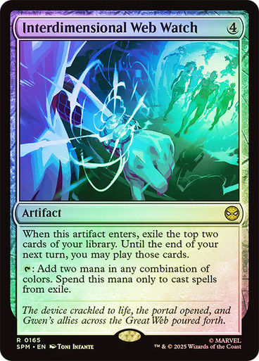 Interdimensional Web Watch (SPM) (165) / Foil
