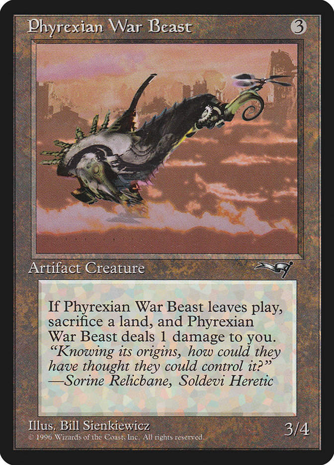 Phyrexian War Beast (ALL) (127b)