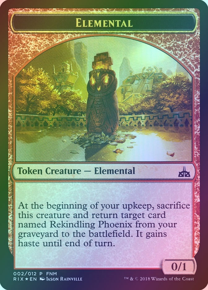 City's Blessing // Elemental (F18) (2) / Foil — cara 2 de 2