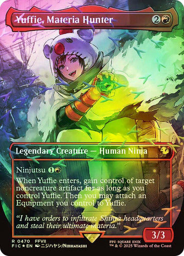 Yuffie, Materia Hunter (FIC) (470) / Borderless / Foil
