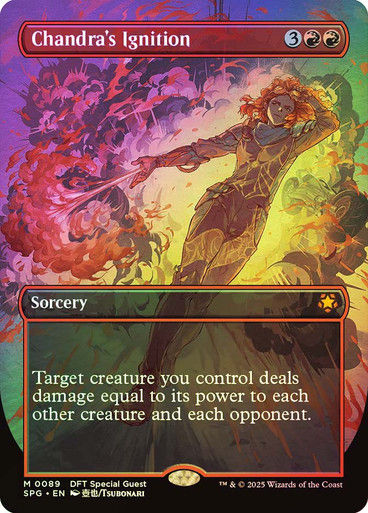 Chandra's Ignition (SPG) (89) / Foil / Borderless