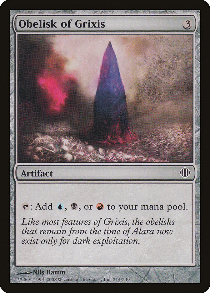 Obelisk of Grixis (ALA) (214)