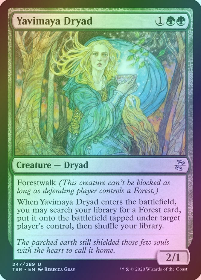 Yavimaya Dryad (TSR) (247) / Foil