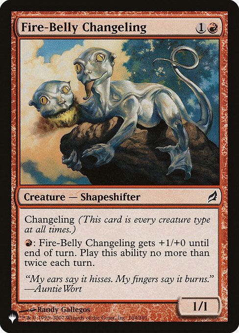 Fire-Belly Changeling (PLST) (LRW-164)