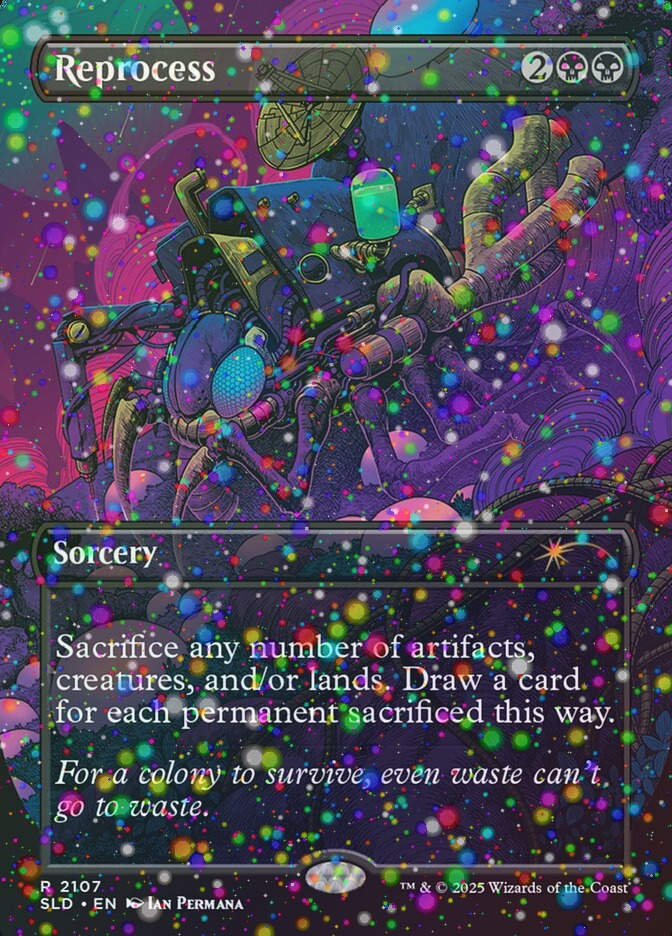 Reprocess (SLD) (2107) / Borderless / Galaxy Foil