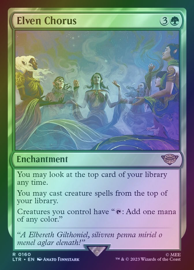 Elven Chorus (LTR) (160) / Foil