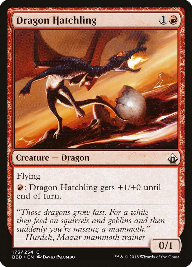 Dragon Hatchling (BBD) (173) / Foil