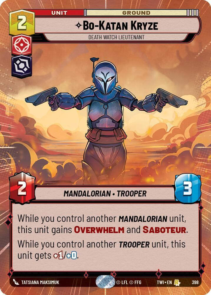 Bo-Katan Kryze - Death Watch Lieutenant (Hyperspace) (TWI) (398) / Foil