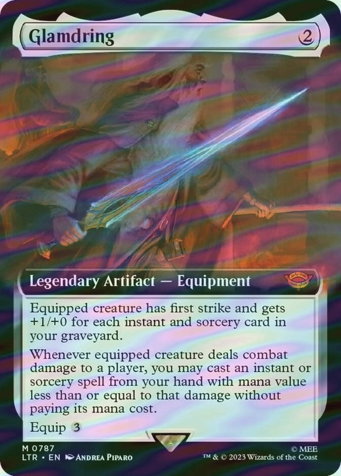 Glamdring (LTR) (787) / Extended Art / Surge Foil