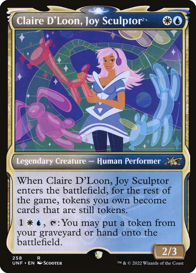 Claire D'Loon, Joy Sculptor (UNF) (258) / Showcase