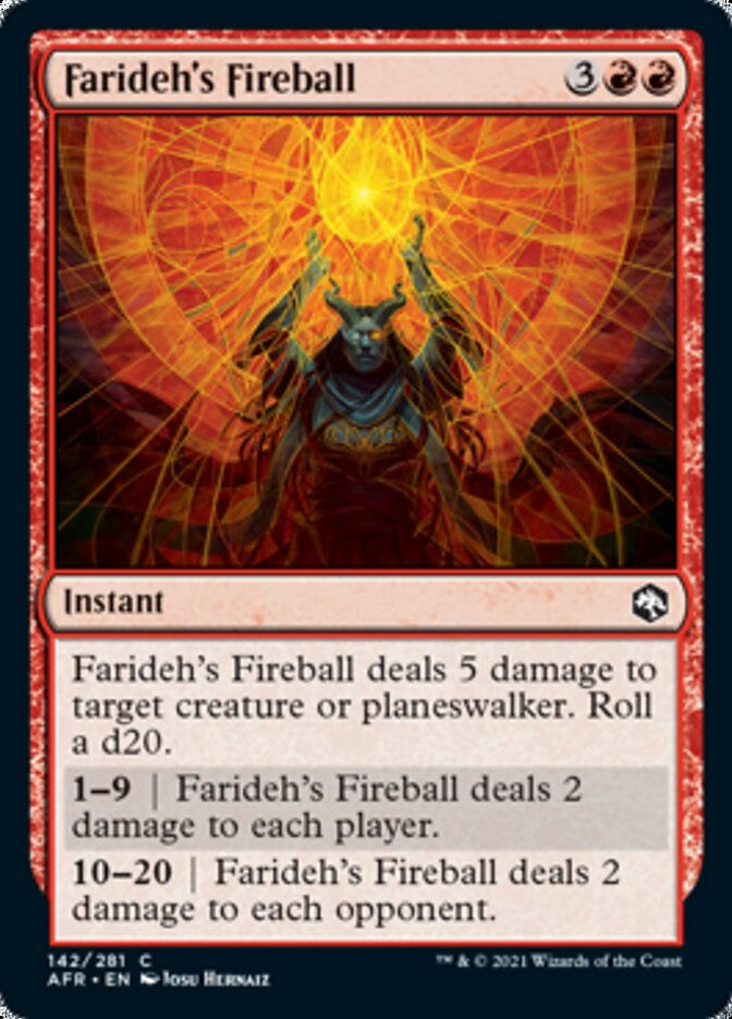 Farideh's Fireball (AFR)