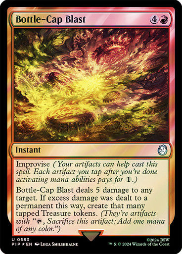 Bottle-Cap Blast (pip) (583) / Surge Foil