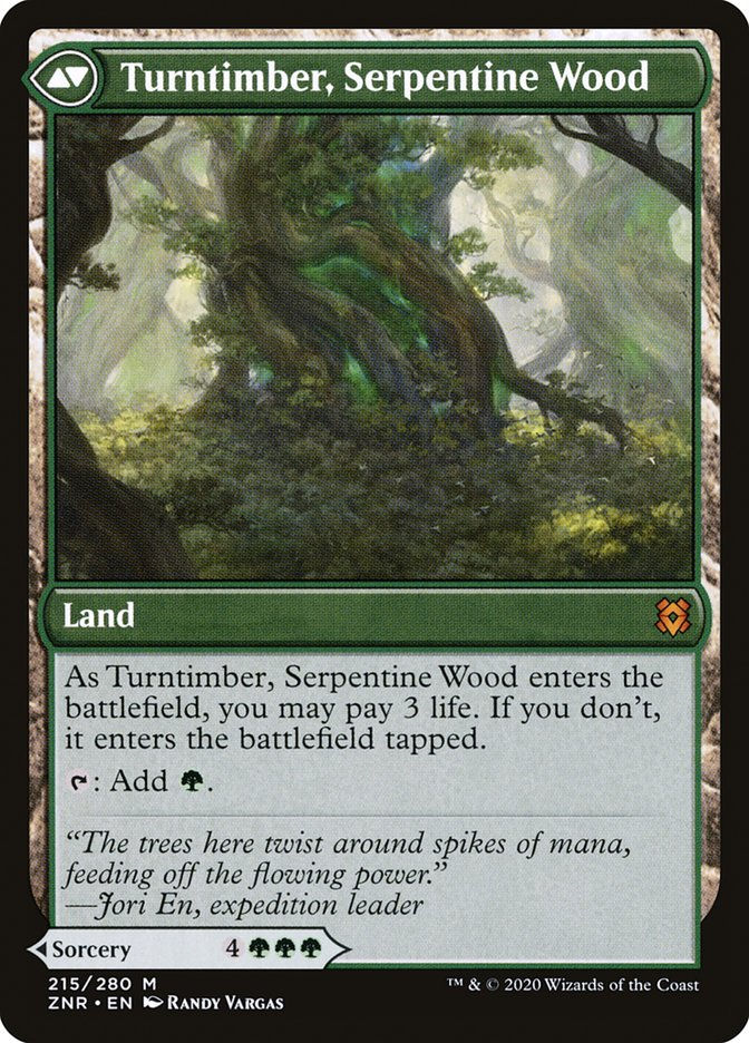 Turntimber Symbiosis // Turntimber, Serpentine Wood (ZNR) (215) — cara 2 de 2