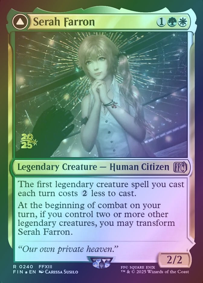 Serah Farron // Crystallized Serah (PFIN) (240s) / Foil — cara 1 de 2