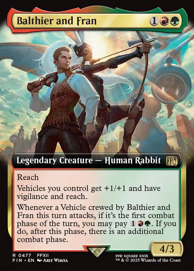 Balthier and Fran (FIN) (477) / Extended Art