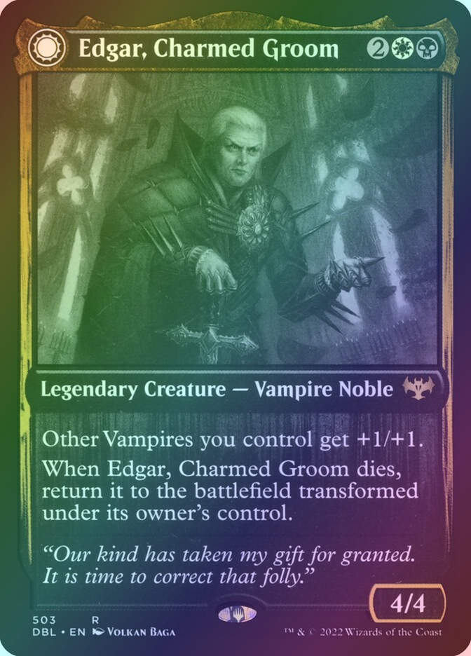 Edgar, Charmed Groom // Edgar Markov's Coffin (DBL) (503) / Foil