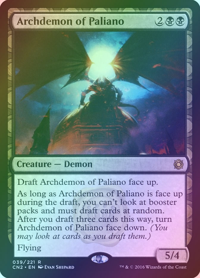 Archdemon of Paliano (CN2) (39) / Foil