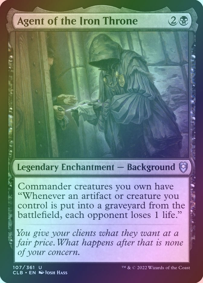 Agent of the Iron Throne (CLB) (107) / Foil