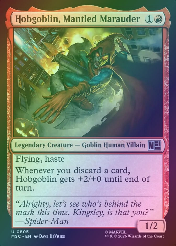 Hobgoblin, Mantled Marauder (MSC) (805) / Foil