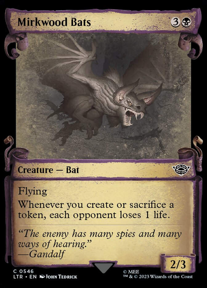 Mirkwood Bats (LTR) (546) / Showcase