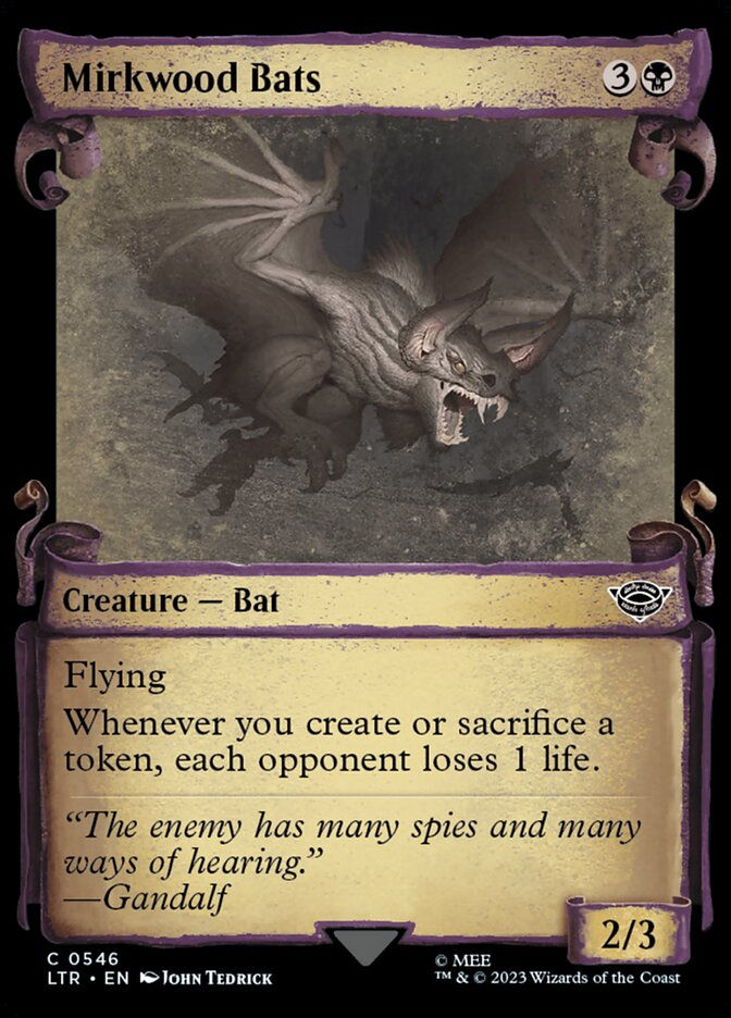 Mirkwood Bats (LTR) (546) / Showcase