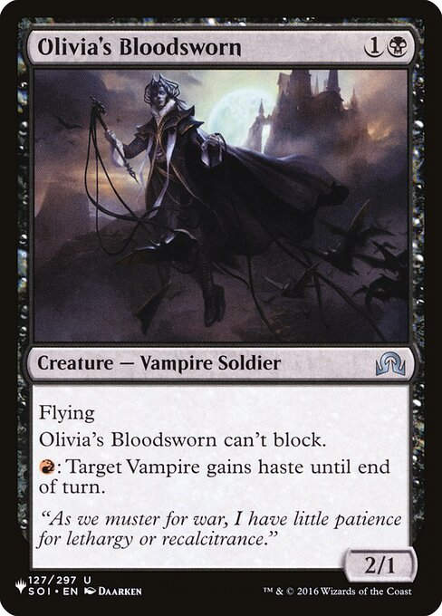 Olivia's Bloodsworn (PLST) (SOI-127)