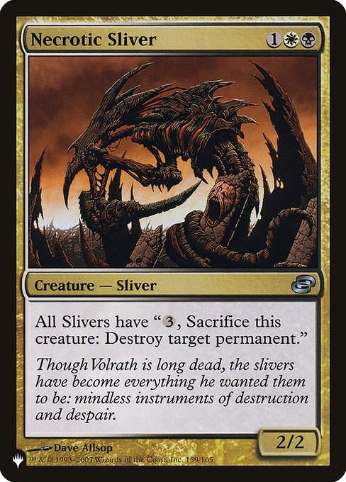 Necrotic Sliver (PLST) (PLC-159)