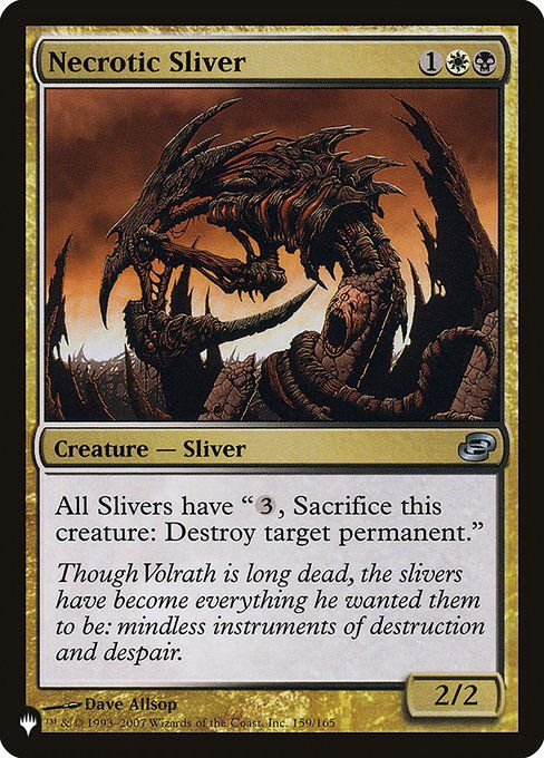Necrotic Sliver (PLST) (PLC-159)