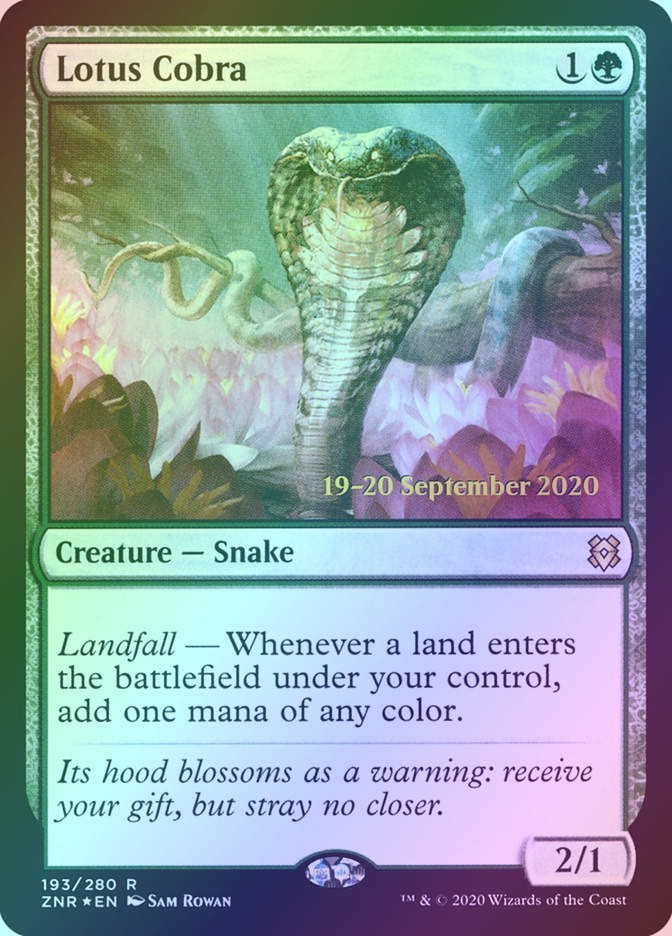 Lotus Cobra (PZNR) (193s) / Foil