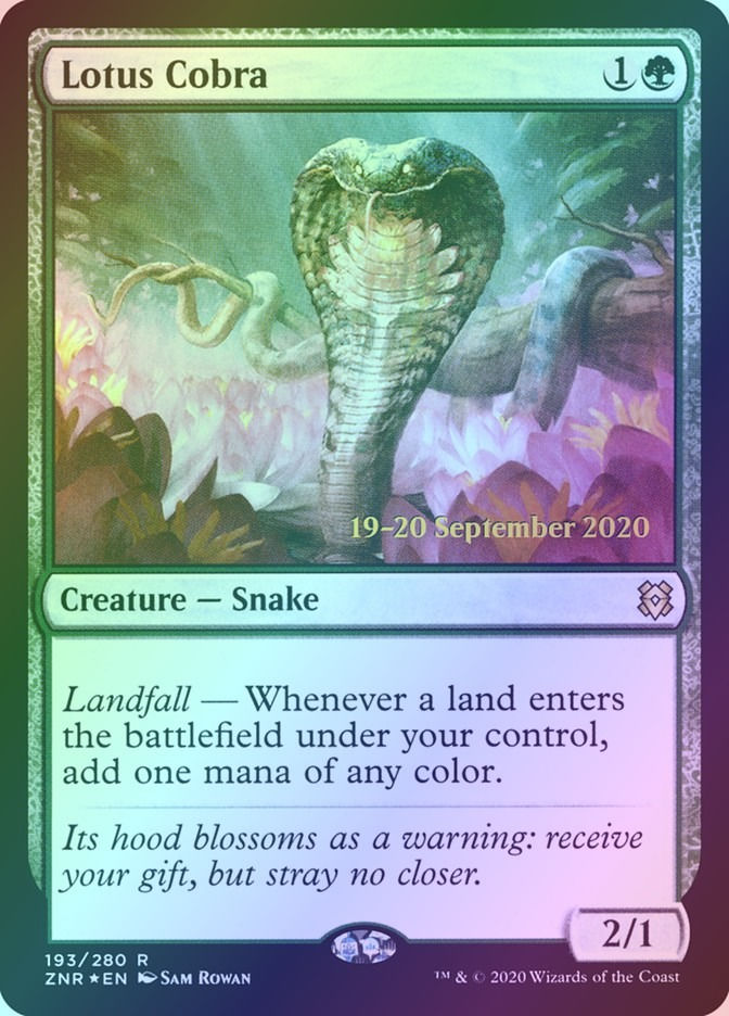 Lotus Cobra (PZNR) (193s) / Foil