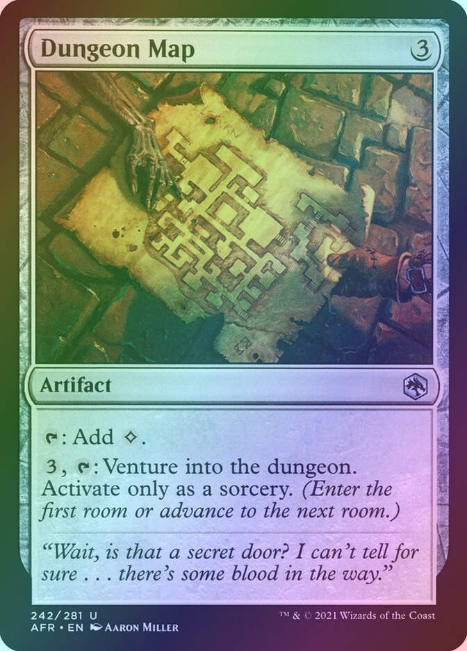 Dungeon Map (AFR) (242) / Foil