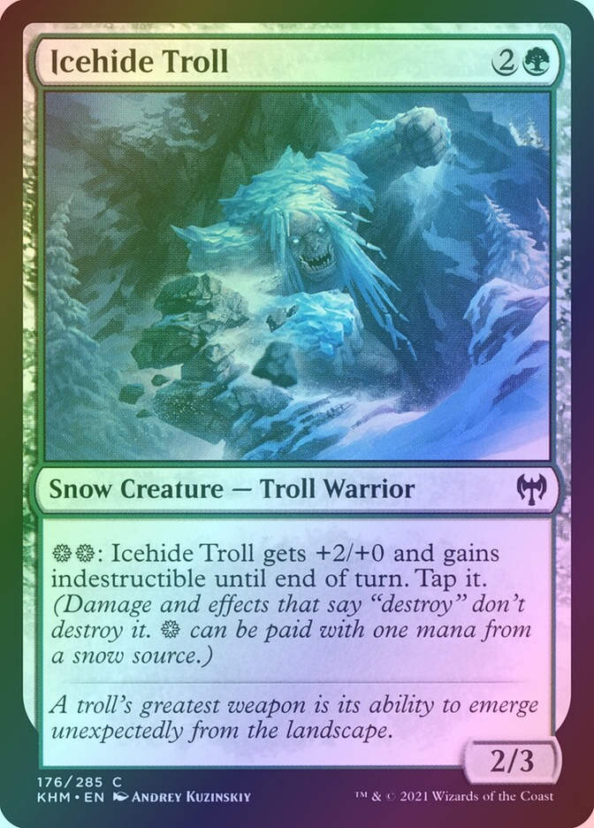 Icehide Troll (KHM) (176) / Foil