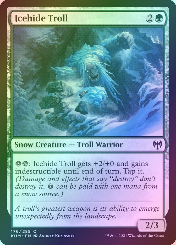 Icehide Troll (KHM) (176) / Foil